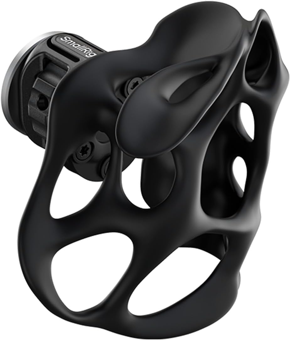 SMALLRIG Seamlessly 360° Rotating Hollow Left-Side Handle with NATO Clamp, Included an NATO Rail, 15kg/ 33lb Load, Quick Release for Camera Cages