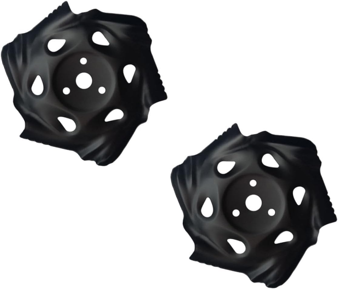 MERRYHAPY 2pcs Lawn Mower Trimmer Head Garden Weeder Blades Edger Blades for Lawn Mower Grass Cutting Machine Parts and Sharp