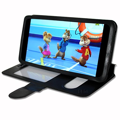 Etui Housse Folio Xiaomi Redmi Note 7 Éco cuir Extra Slim 2 Fenêtres - vue 6