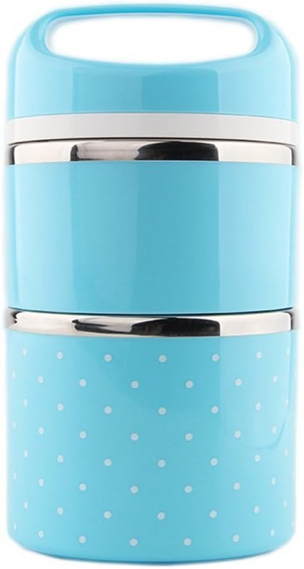 Ospard Lunch Thermos Food Jar for Hot Food Soup for Kids, Lightweight 15 oz Thermos for Camping, Stainless Steel Leakproof Vacuum Insulated Soup Containers for Adult, Wide Mouth Lunch Containers Blue