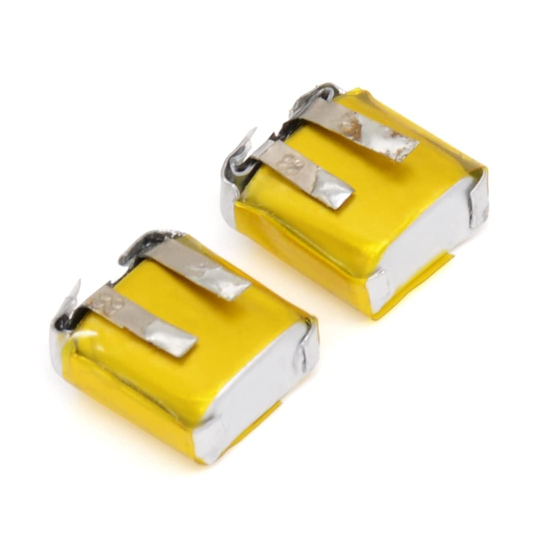 KP Original 3.7V 30mah Replacement Mini Ultra Small Battery for Earpod Earbuds Set of 2 Battery Size 9x9x4 MM-image-29
