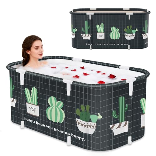 Portable Foldable Bathtub,Foldable Soaking Bathtub for Adult