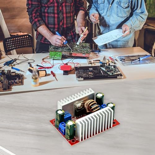 Moliuoly DC 400W 15A Convertisseur ascendant courant constant alimentation LED contrôleur 12-60V réglable 96% efficacité pour voiture solaire portable projets hobby modules électroniques