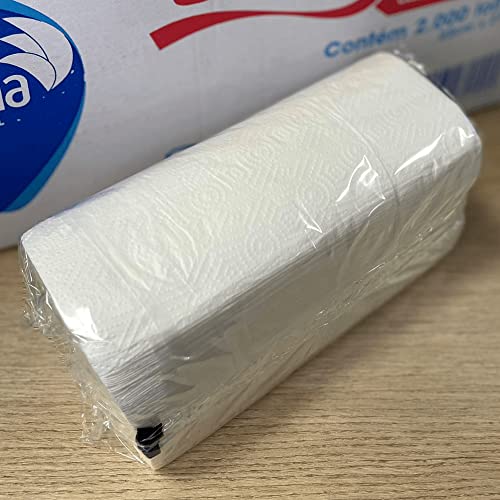 Papel Toalha 23x21cm Folha Dupla CX 2000 FL Baby