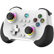 Corsair Z01 PC/PS4/PS3/iOS/Switch/Android ile Uyumlu Titre imli RGB Bluetooth Gamepad, Beyaz
