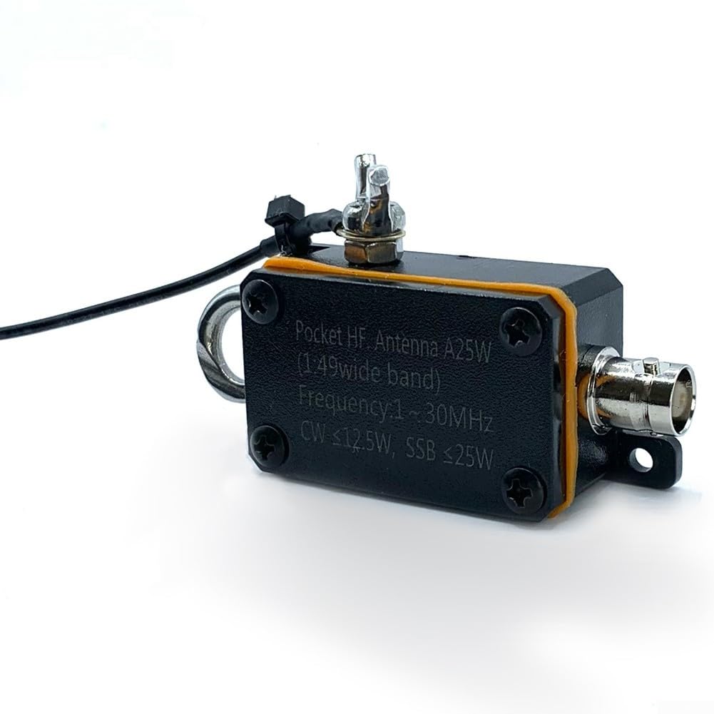 Zoegneer EFHW Antenna HF portatile 1-30 MHz a banda larga End-Fed Wire Antenna con connettore BNC per radio amatoriale comunicazione a onde corte
