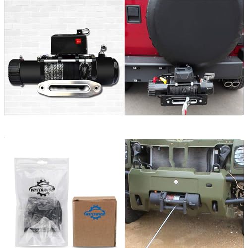 Relais 12V 250A haute capacité avec commande manuelle robuste pour treuil de benne - 4