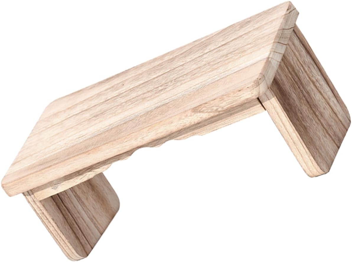 Sosoport Buddha Kneeling Stool Yoga Headstand Chair French Bench Stool Prayer Bench Desk Adjustable Craft Stool