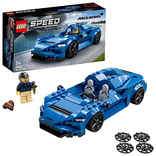 Image of LEGO Speed Champions Toyota GR Supra 76901 Building Kit+Speed Champions McLaren Elva 76902 Building Kit-(Set of 2Toys)