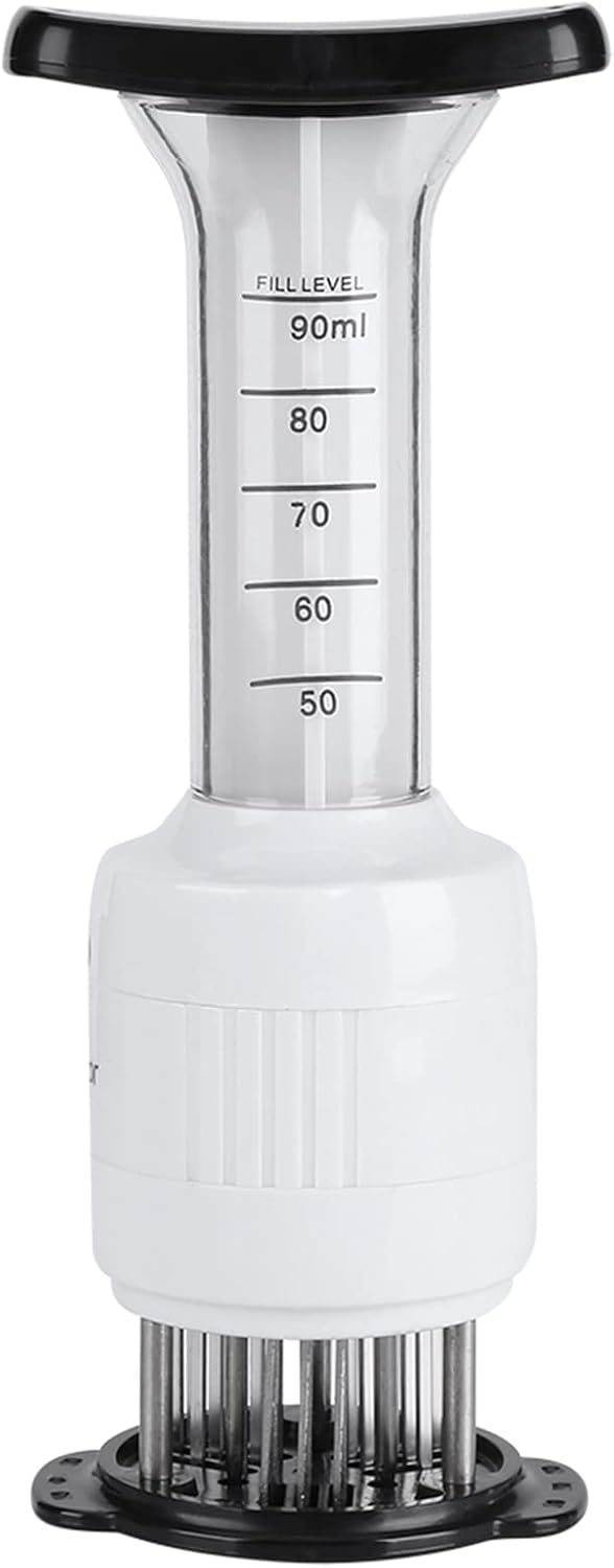 Inyector de Marinado para Carne con Agujas de Acero Inoxidable