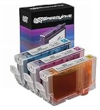 Speedy Inks - Compatible Canon CLI-8 CLI8 Set of 3 color Ink Cartridges CLI8C Cyan, CLI8M Magenta, & CLI8Y Yellow for use in Canon iP4200, iP5200, iP5200R, iP6600D, MP500, MP800, MP800R, MP830, MP950