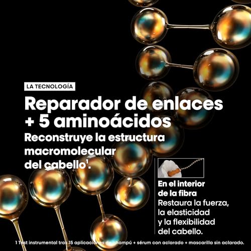 Miniatura 5 de L'Oréal Professionnel Absolut Repair Molecular, Mascarilla Pelo Viaje 75ml