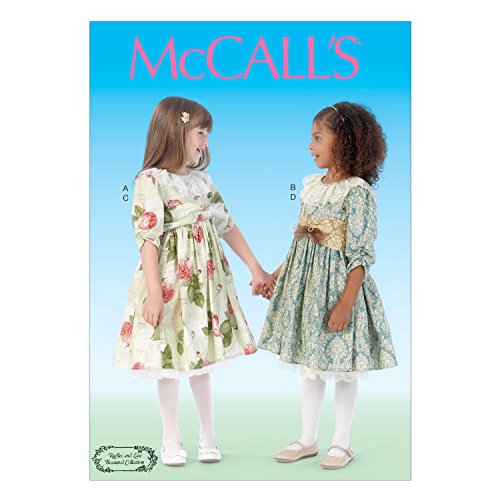 McCall's Pattern Company M7075 Children's/Girls' Dresses, Belt and Petticoat, Size CDD
