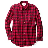 Filson Mens Alaskan Guide Shirt Red/Black 2XL One Size