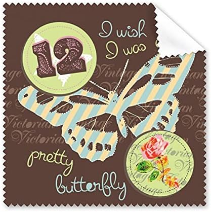 Stamps and Butterfly Art Deco Gift Fashion Cleaning Cloth Phone Screen Glasses Cleaner 5pcs image 2