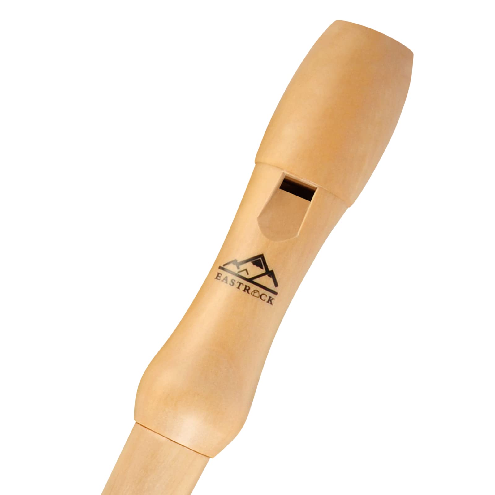 Flûte à Bec Soprano Eastrock En Bois - Doigté Allemand - Set Débutant Avec Étui Et Accessoires
