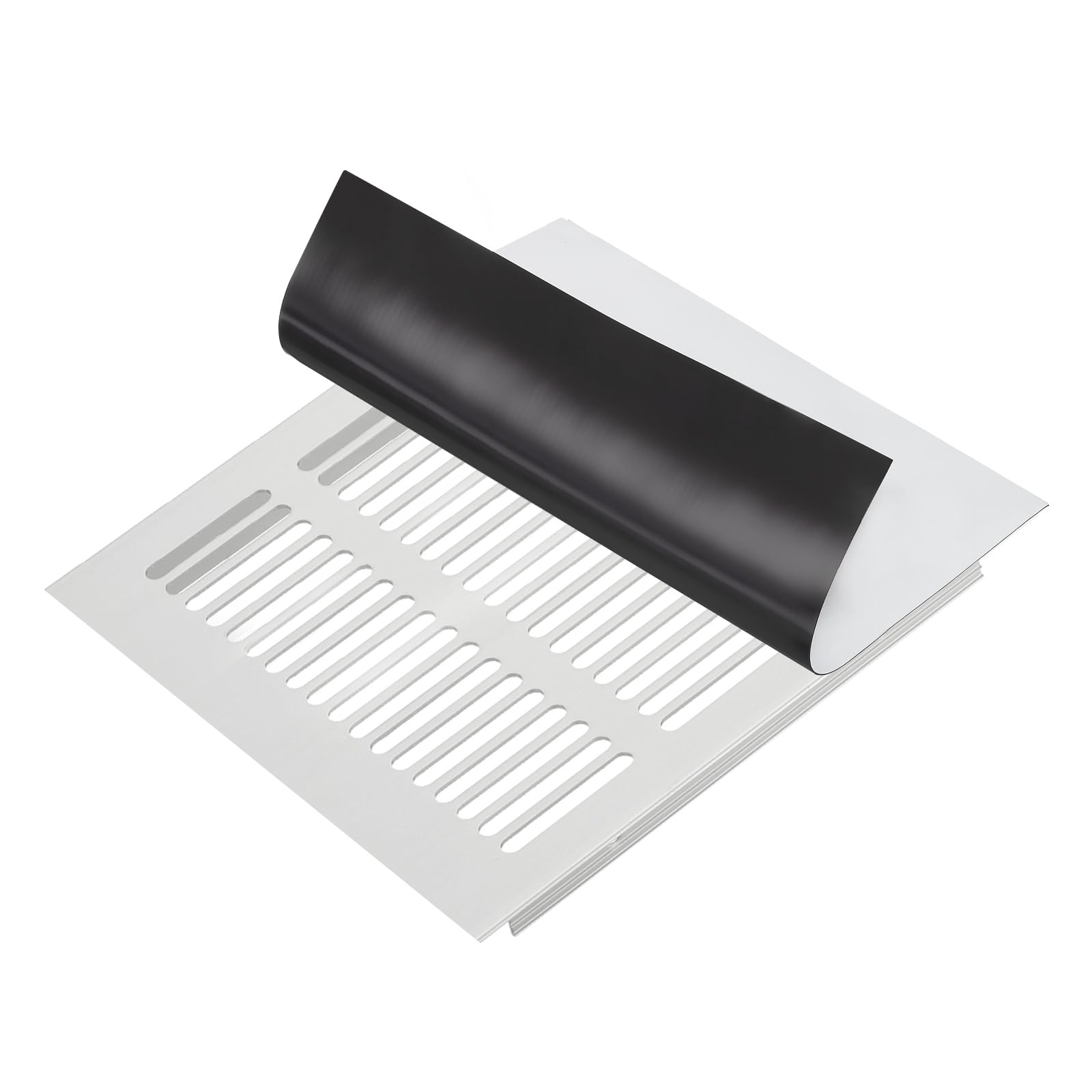 PATIKIL 203 x 203 mm Magnetic Vent Cover, Floor Wall Air Registers Cover Magnet Vent Blocker for Home RV HVAC Fireplace Furnace White