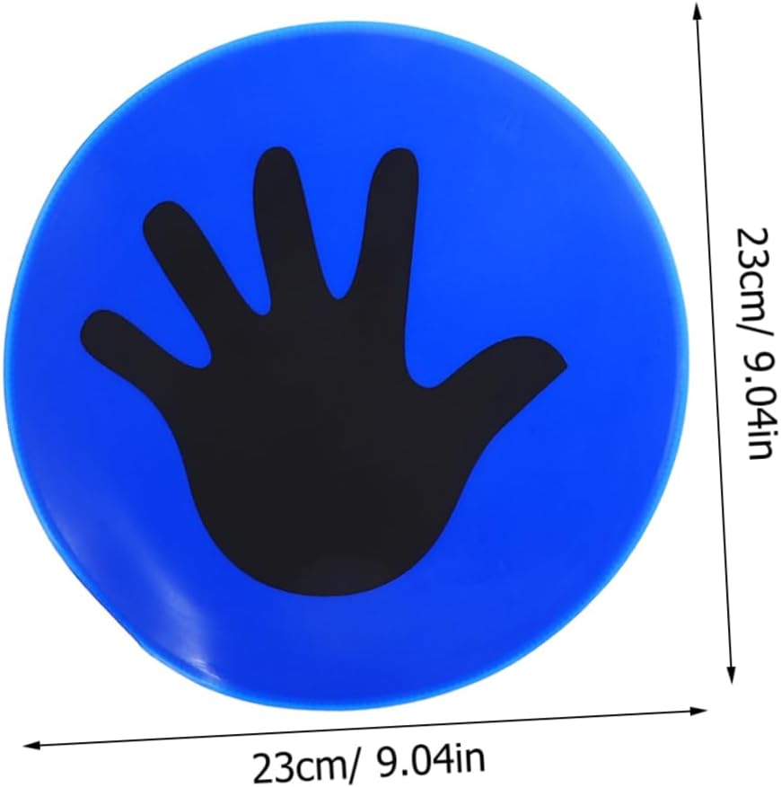 2 Pairs Football Training Mat Soccer Kitchen Mats for Floor Emblems Spot Markers Football Training