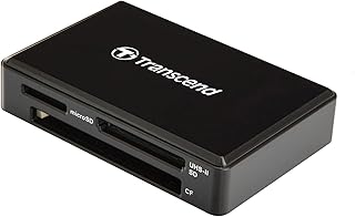 Transcend RDF9 Card Reader - CompactFlash, microSDHC, microSDXC, SDHC, SDXC, SD, microSD, CompactFlash (UDMA7) - USB 3.1 Type AExternal