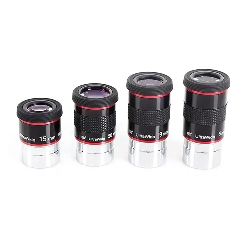 Accesorios para telescopios astronómicos de alta potencia y ocular gran angular 68 grados de 20mm 7
