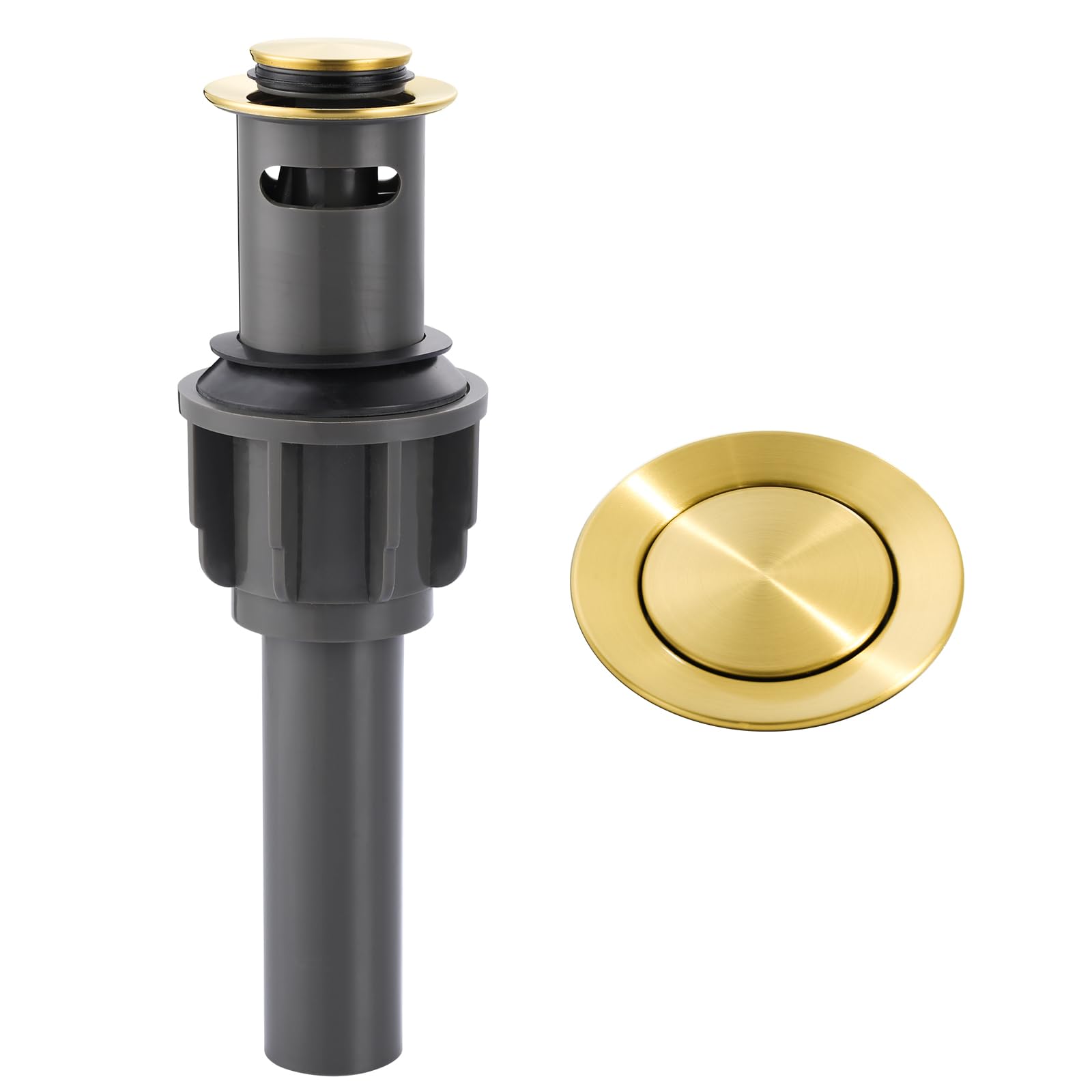 ALEASHA Brushed Gold Pop Up Drain Stopper