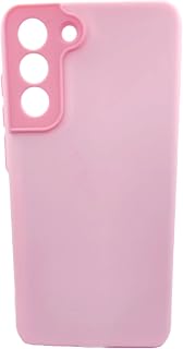 Capa Case Capinha para Samsung S21 FE Em Silicone Líquido Emborrachado Acabamento Interno Aveludado (Bazar Das Capas) (ROSA BEBÊ)
