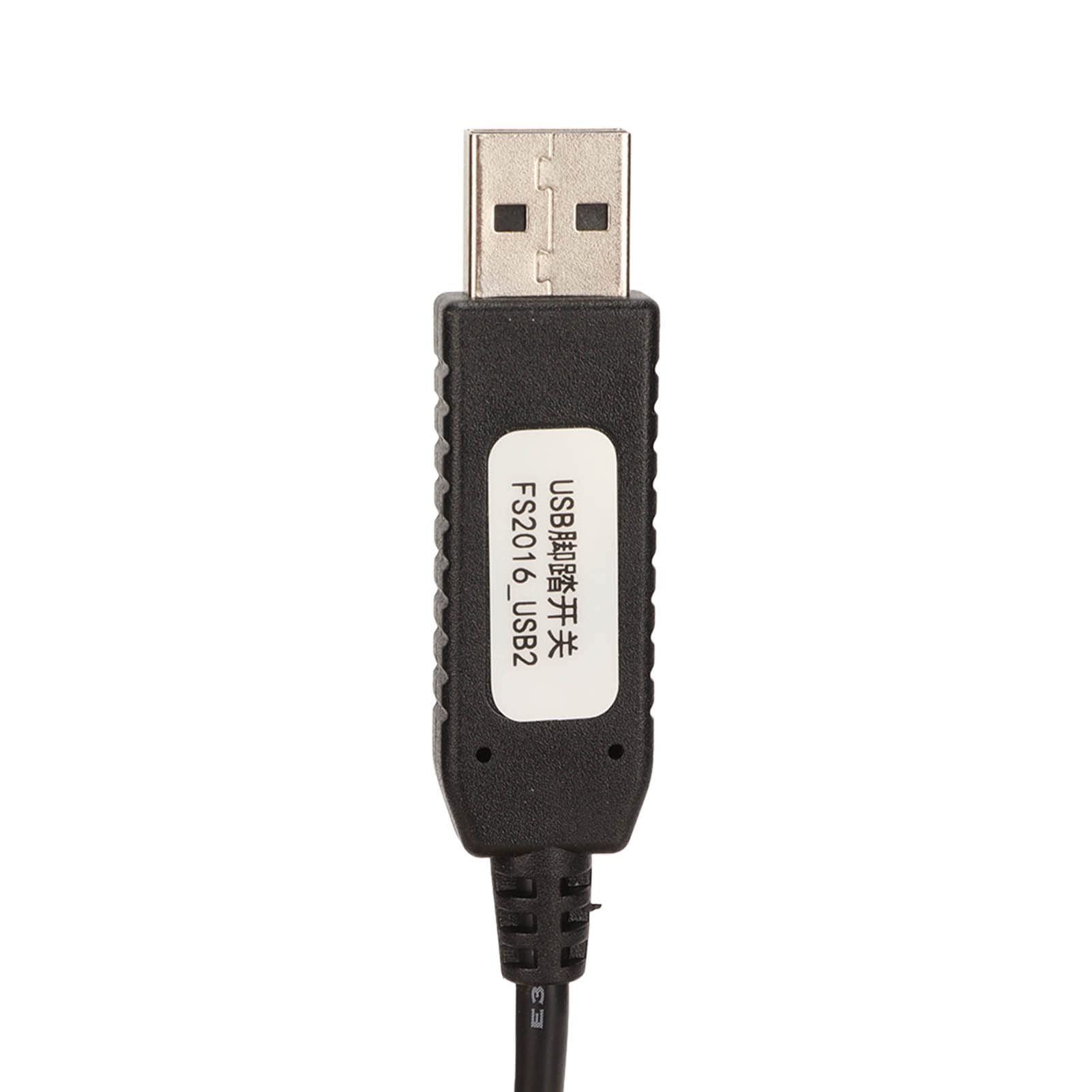 ciciglow Interruptor de Pie Doble USB, Pedal de Interruptor Mecánico USB con Cable de 2 M, Funciones Personalizadas, Programables para Teclado, Ratón, PC Y Portátil
