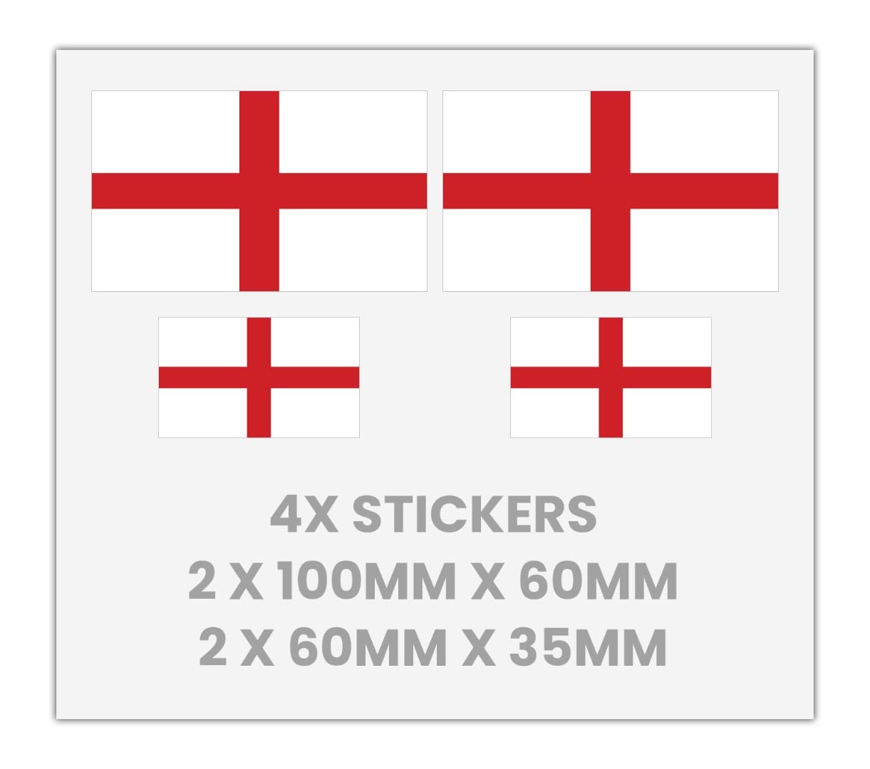 Pack De 24, 50x30mm, Bandera Reino Unido Autoadhesivo GB BANDERA