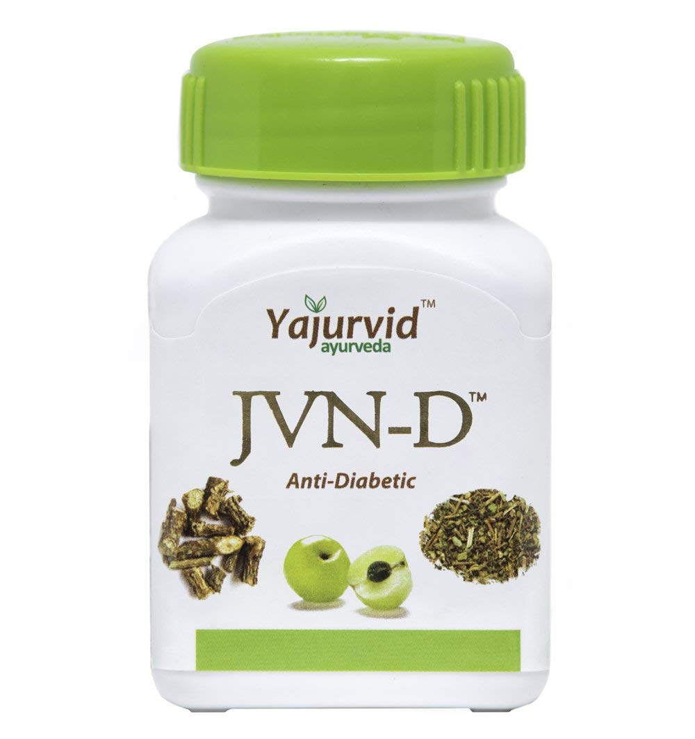 Yajurvid Ayurveda JVN-D Tablet For Blood Sugar Control Herbal Ayurvedic Medicine Glucose Regulator (60 tablets) (Pack of 1) (B09HKRHHVD) Amazon Price History, Amazon Price Tracker