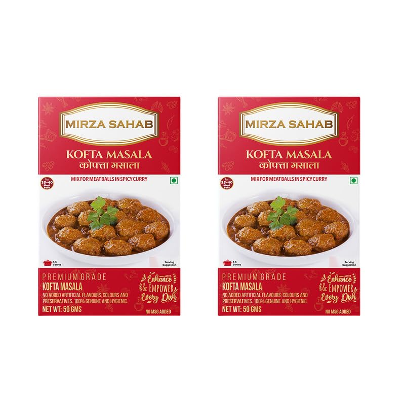 Mirza Sahab Kofta Masala | Exotic Spice Blend for Chicken/Mutton Kofta Curry | 50g (B0DGCM4693) Amazon Price History, Amazon Price Tracker