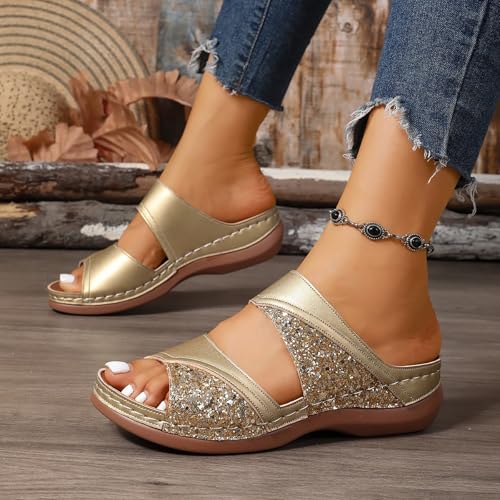 Chaussons de plage bout ouvert et pantoufles vintage - 2
