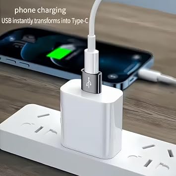 ZAMZAM USB-C 3.0 to USB [4Pack] Male Quick 25W Adapter Compatible with Honor Magic 4 Pro 5G Fast Charging, Sync Devices Keyboard, Mouse, gamepads, Drives, Cards