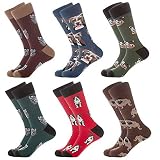 🍒【 Sobresalir entre la multitud 】 ¿Por qué solo hay calcetines negros o blancos para los hombres? ¿Por qué un solo color y patrones sin brillo todo el tiempo para los calcetines de los hombres? ¡Aquí vamos, los calcetines para hombre INCREÍBLES de Bonangel con diseño y color únicos y llamativos, ★★★ que te hacen destacar entre la multitud! ¡Recibirás un montón de cumplidos después de usar nuestros calcetines! ★★★