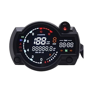 Amazon.com: WLQNHDKM Motorcycle Speedometer Universal