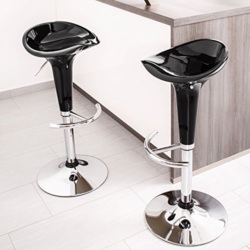 TecTake Sgabelli da Bar Moderni Sgabello Design