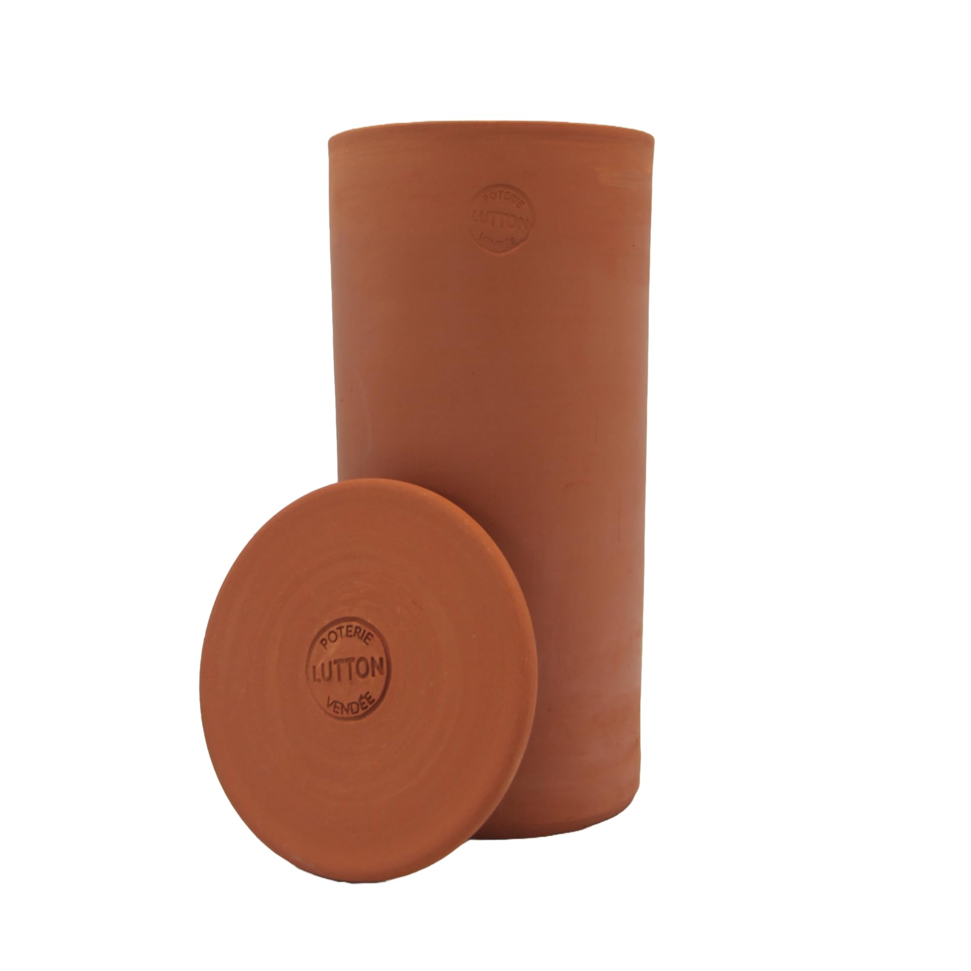Ollas Lutton Olla Terre Cuite Tube à Enterrer 3L | Arrosage Autonome pour Plantes d'Extérieur Ecologique & Economique | Système d'Irrigation Naturel | Autonomie 5 Jours | OYA Terracotta