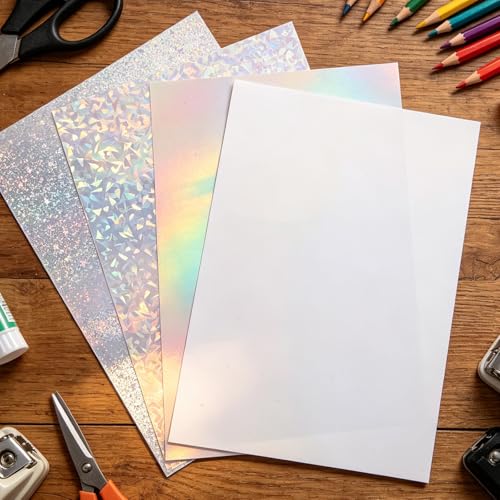 Hojas autoadhesivas holográficas A4 para impresoras de inyección 5