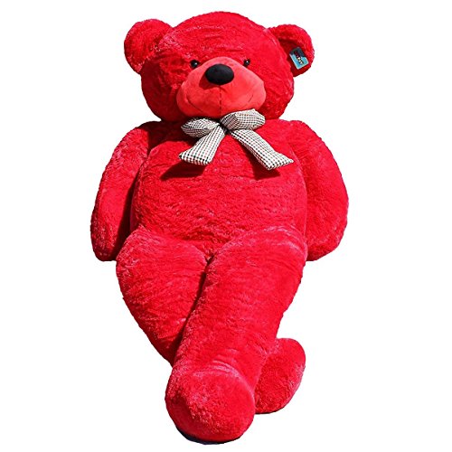 Joyfay großer Teddybär Riesiger Plüschbär Stofftier XXL Riesen Teddy (230 cm, rot), Weiche Geschenk Für Kinder Alters…