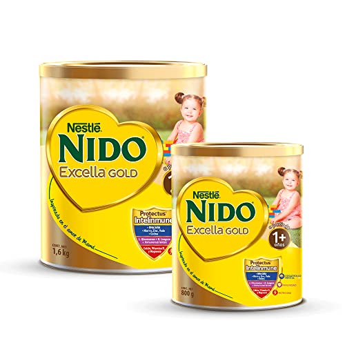 Recopilación de Nido del mes. 50 Pack Nido Excella Gold 2.4 kg (Lata 800g + Lata 1.6kg)