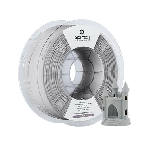 QIDI TECH ASA Filament 1.75 mm Blue, 3D Printer Filament ASA 1 kg Spool (2.2 lbs), High UV Resistance, Low Odour, Perfect for Printing Outdoor Functional Parts, Suitable for Most FDM 3D Prin