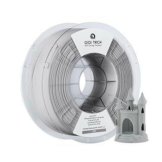 QIDI TECH ASA 耐候性 3D フィラメント 1.75mm 1kg 灰 高耐紫外線 低臭気 屋外対応
