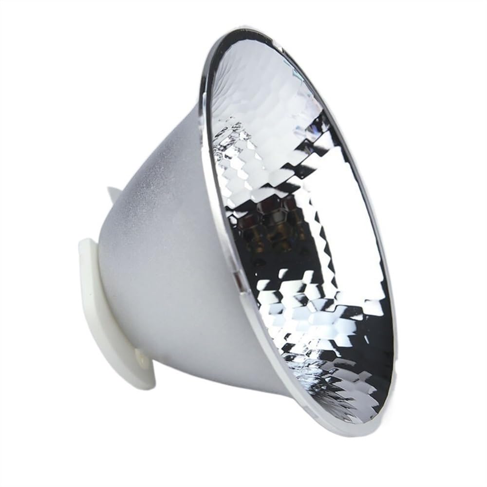 92mm grand réflecteur optique lentille Surface sphérique réflecteur parabolique arc COB Source lumineuse réflexion tasse 24/60 degrés Accessoires pour microscopes de laboratoire(24 Degree)
