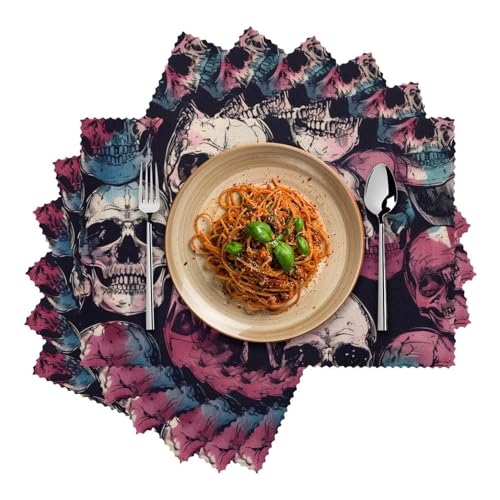 Sets de table Skulls pour protéger la table des plats chauds et des rayures - 3