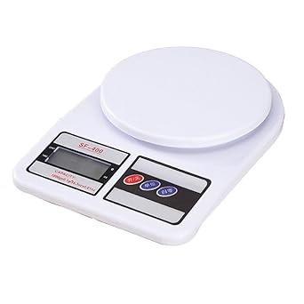 Generic Sf400 Electronic Kitchen Digital Weighing Scale, Multipurpose (White, 10 Kg)