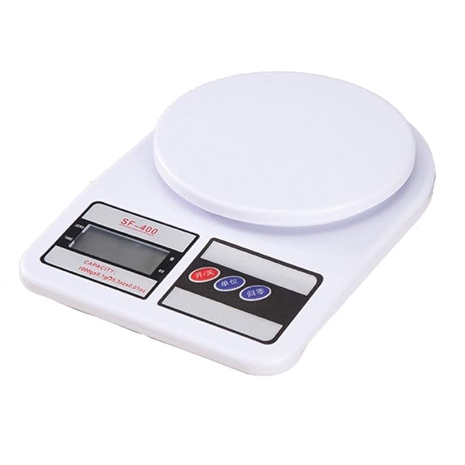 DOBERYL SF-400 Weighing Scale Multipurpose Portable Electronic Digital Kitchen Weight Machine with Backlight Display (10 Kg Capacity) (SF - 400)