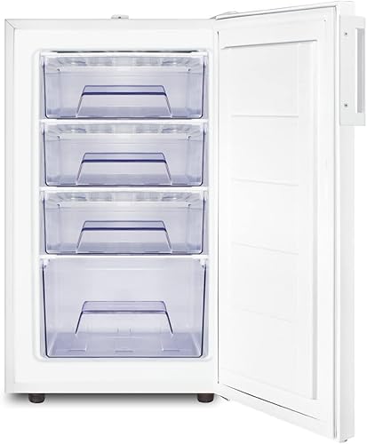 Miniatura 2 de Summit Appliance FS407LW 20' de ancho de altura de mostrador manual descongelar todo congelador con cerradura, para uso general