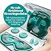 Medi Grade Cooling Ice Face Mask and Cooling Eye Mask for Puffy Eyes & Migraine Relief - Self Care Face Ice Pack with ChillGel Face Ice Mask Technology - Cooling Face Mask, Eye Pads and Bag