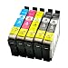 Produktbild 5 Tintenpatronen für Epson D78 Serie - 2xbk, je col 1x, kompatibel zu T0711 T0712 T0713 T0714, Stylus D 78 92 120 DX 4000 4050 4400 4450 5000 5050 6000 6050 7000 7400 7450 8400 8450 9400