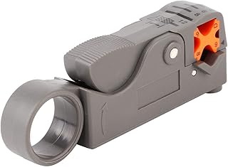 Coaxial Cable Wire Stripperâ€‹, Wire Cutters Wire Stripper Coax Cable Stripping Hand Tool Fast Cable Wire Cutters Stripping Crimping Knife Crimper Pliers for Cable TV Wire Diameter