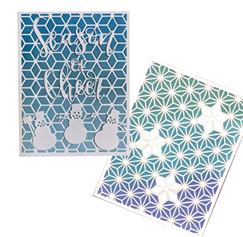 Clsvybk Die Cut Card Making Set Of 2 Layering Metal Scrapbooking Cutting-Dies Kit Diy Paper Photo Album Art Craft Embossing Tool (Set Of 2 Diamond Grids) #TOP1